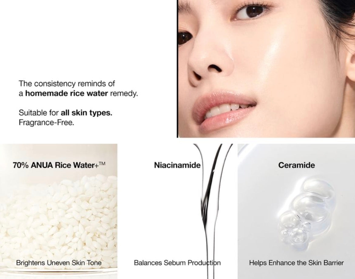 Anua - Rice 70 Glow Milky Toner