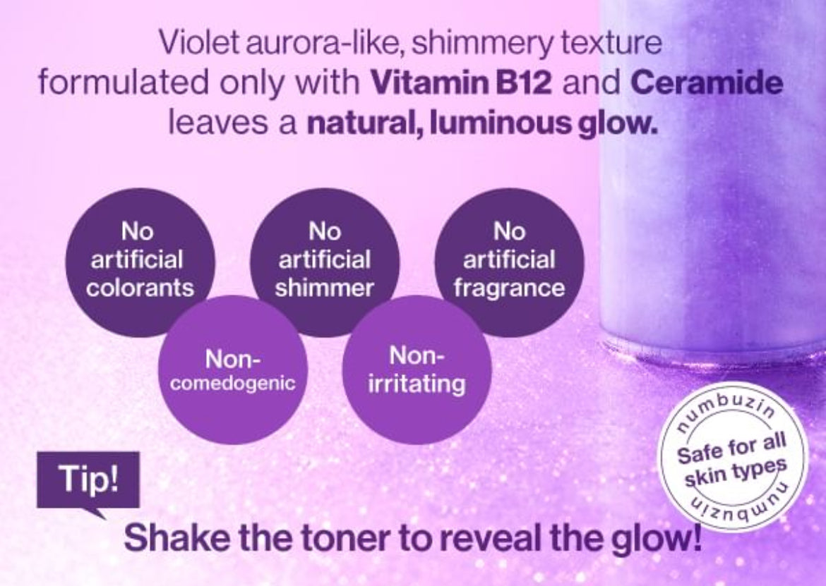 Numbuzin - No.9 NAD+ PDRN Glow
Boosting Toner