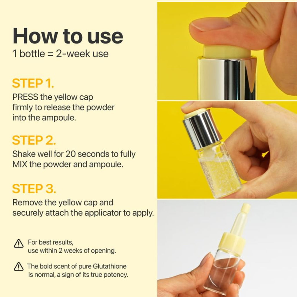 Numbuzin - No.5 Glutathione TXA
Advanced Dark Spot Ampoule
Concentrate