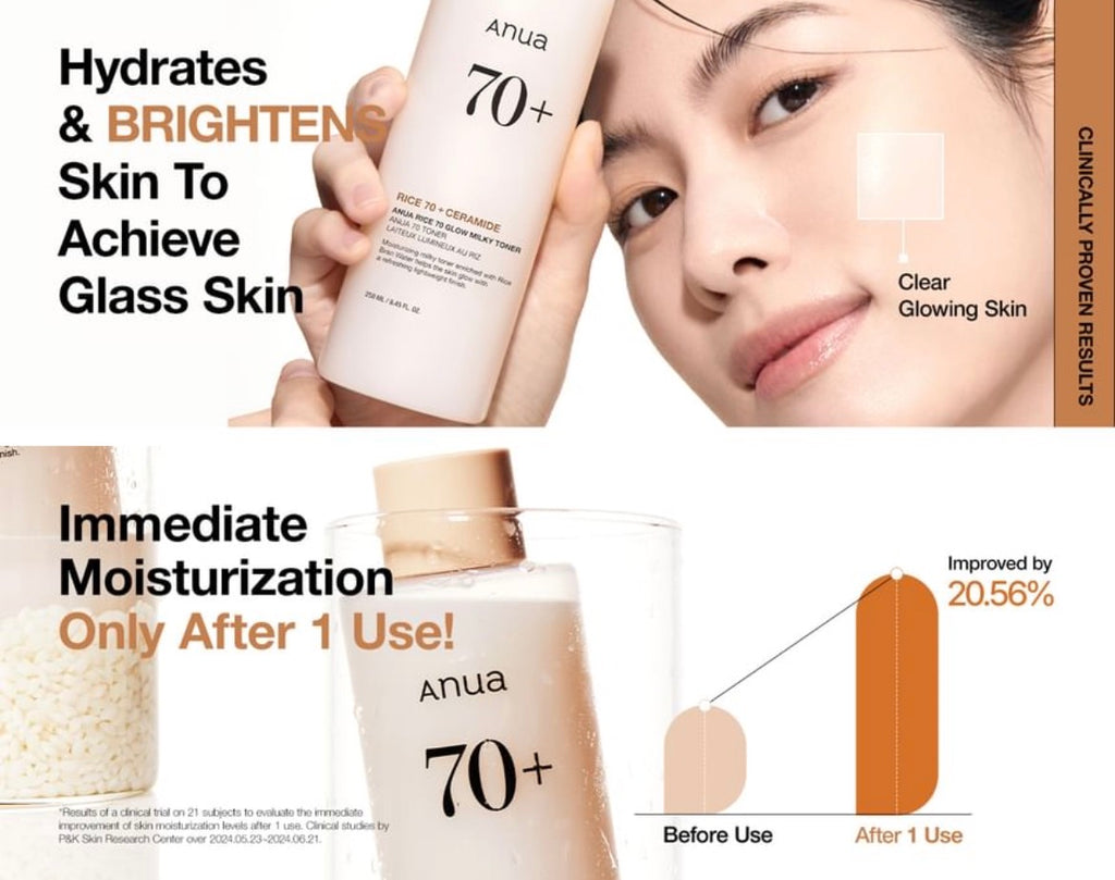 Anua - Rice 70 Glow Milky Toner