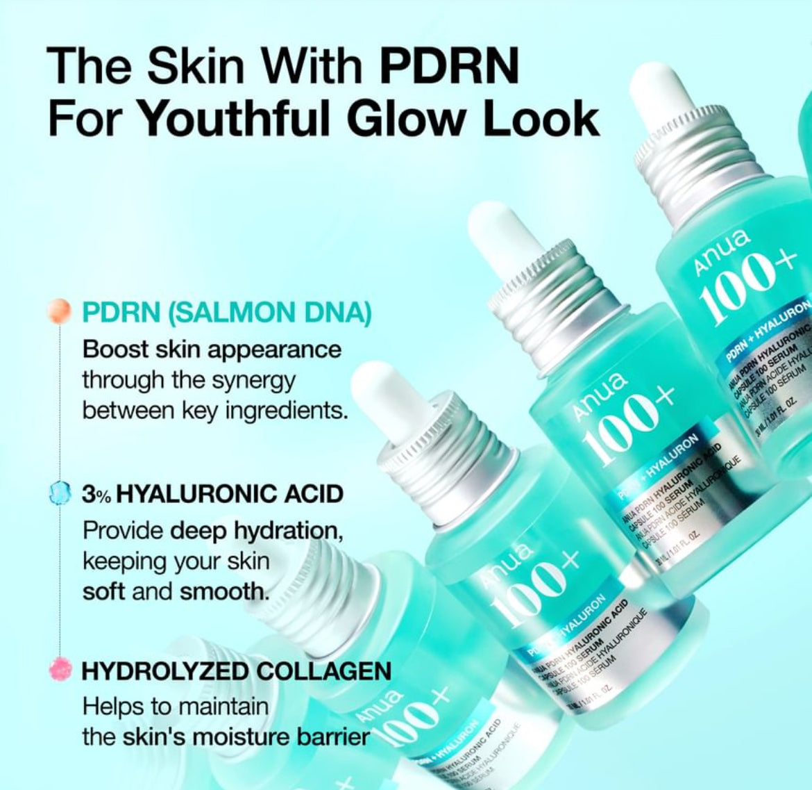 Anua - PDRN Hyaluronic Acid Capsule 100
Serum