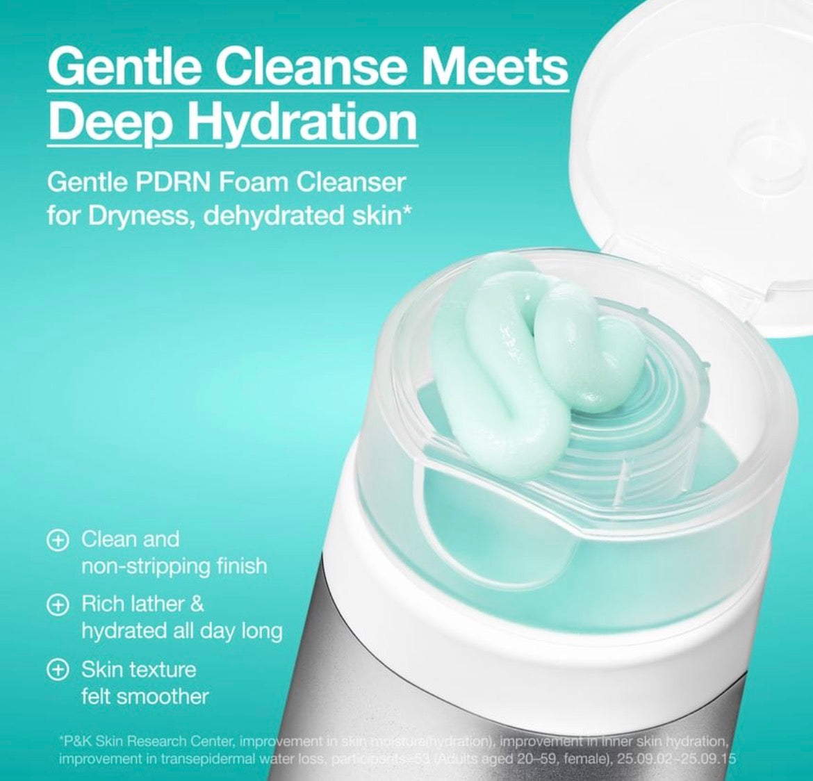 Anua - PDRN Hyaluronic Acid Moisturizing Cleansing Foam