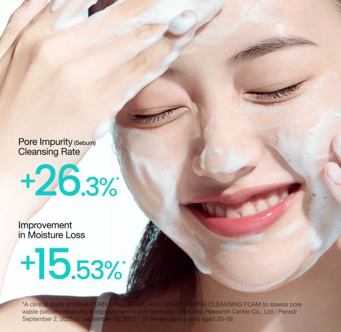 Anua - PDRN Hyaluronic Acid Moisturizing Cleansing Foam